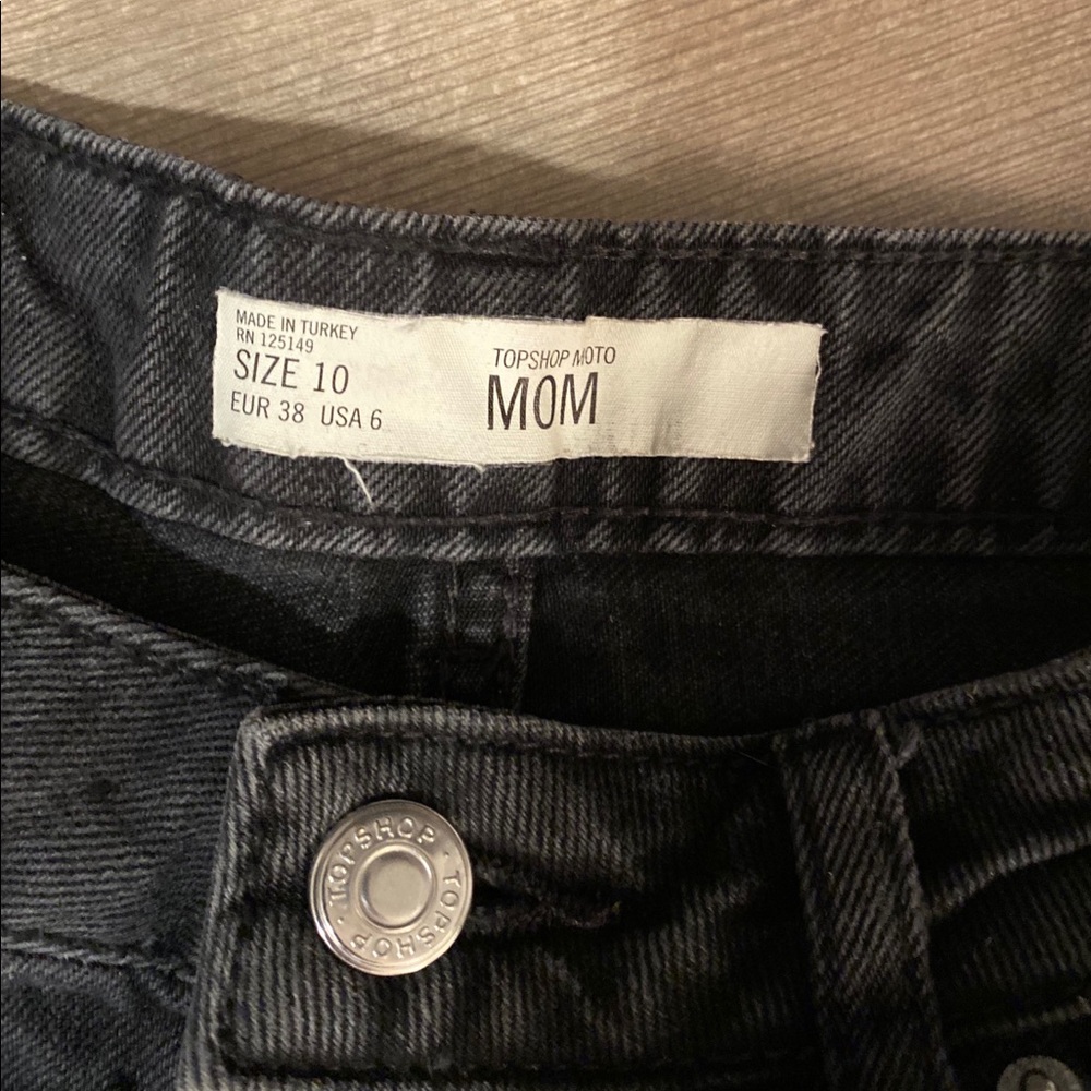 Topshop black Jean shorts